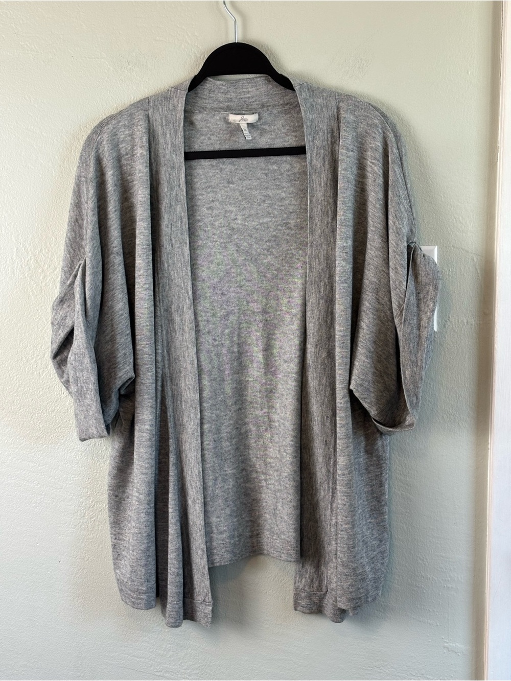 Bundle 2/$30! Joie Cashmere Blend M Light Heather Gray Open Cardigan